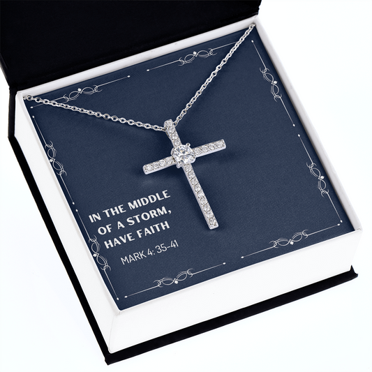 cz Cross Necklace Gift for any Occasion or Celebration. Mother's Day Gifts, Birthday Gifts, Christmas Gifts